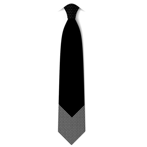 Pure Silk Black Tie